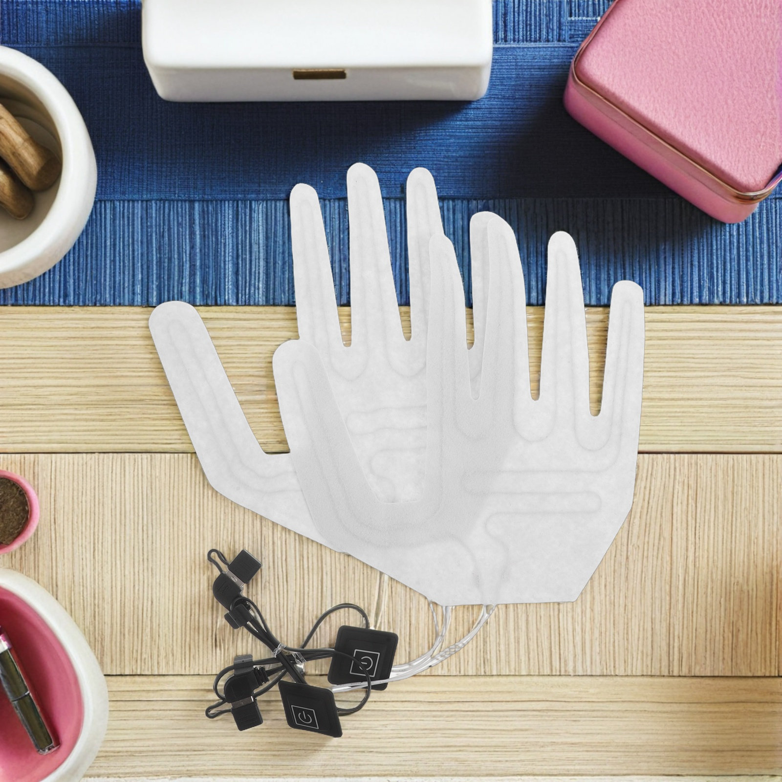 2Pcs Full Finger Electric Heat - Heated Gloves Electric ulasan dan harga